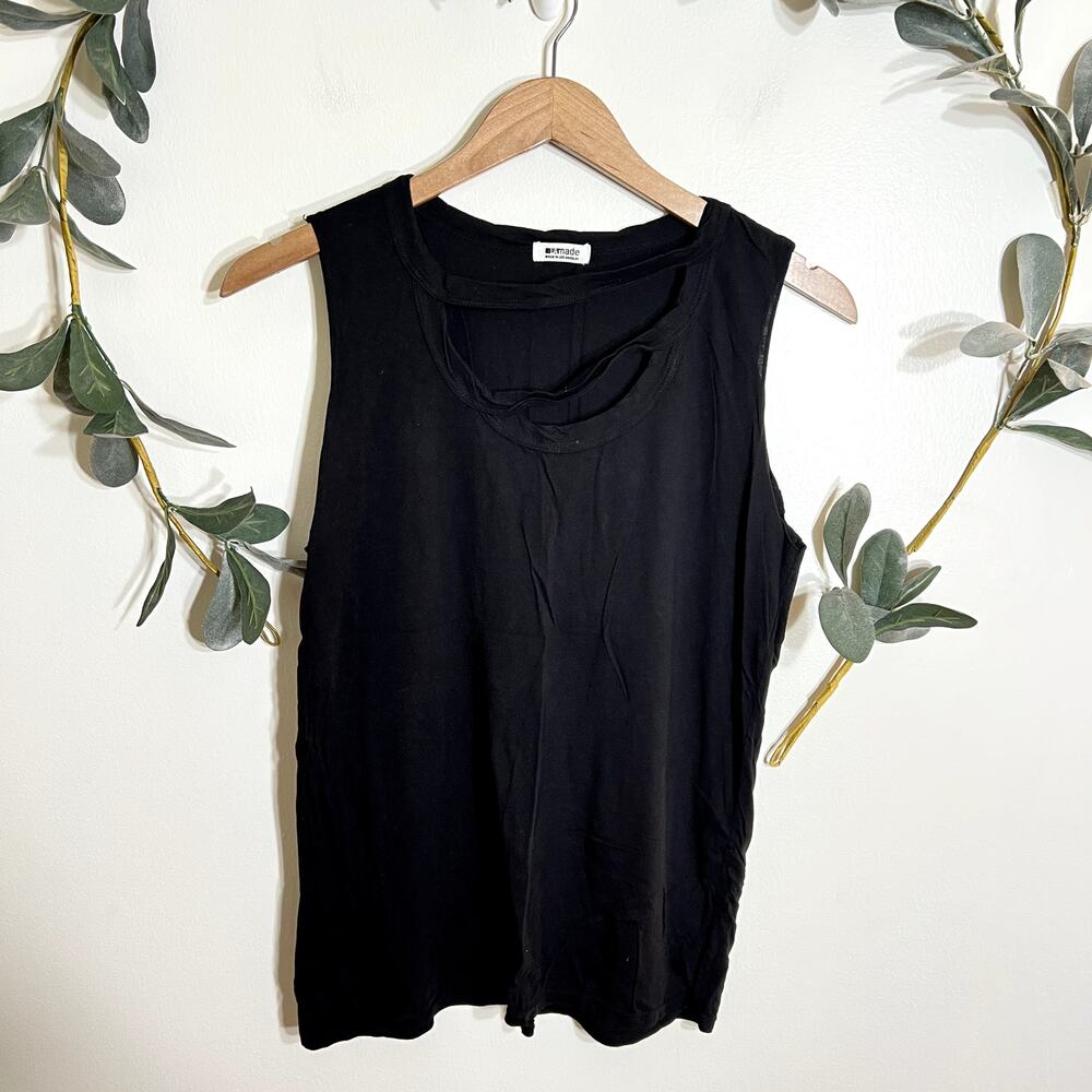 NWOT LA Made Black Tank